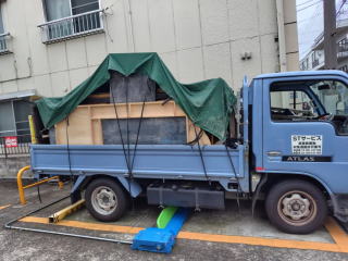 木材ベニヤ板の廃棄